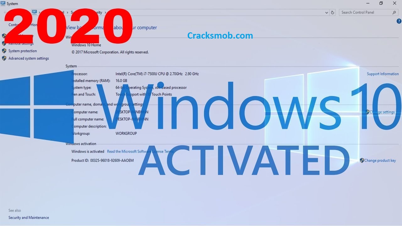 Windows 10 Product Key Crack 32 64 Bit Full Updated Version